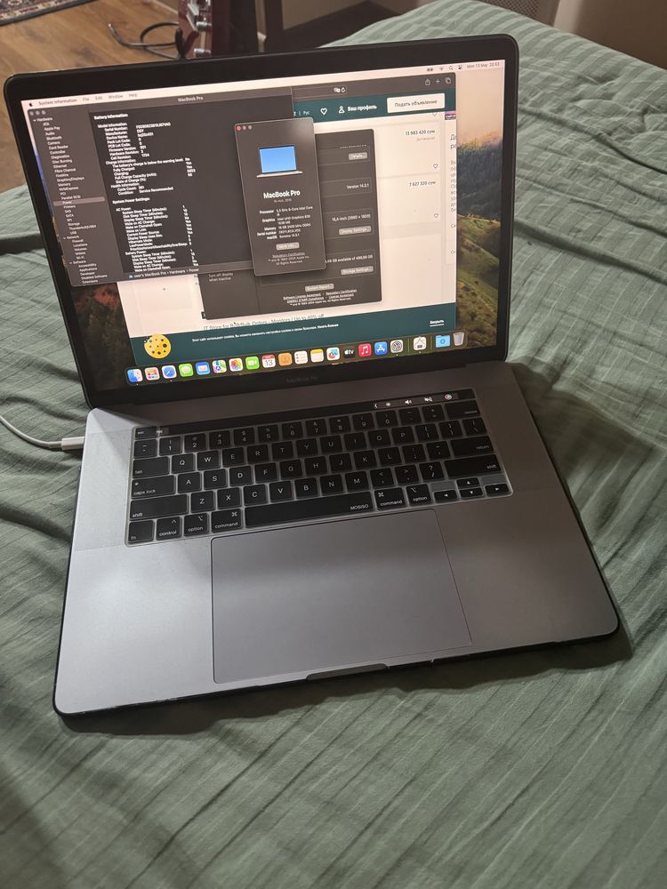 Macbook pro 2019 16/512 i9