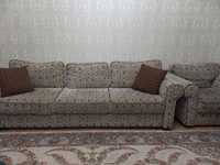 Мягкую мебель-диван +1 кресло
