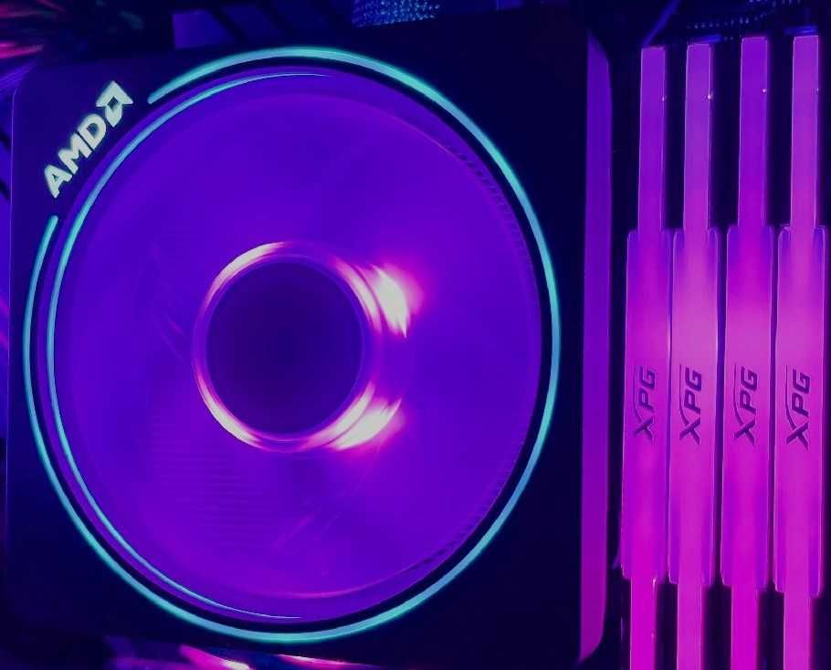 Дъно PRIME A320M-K+ AMD Ryzen 7 2700X +16gb ddr4(2x ted 8gb ddr4 3200)