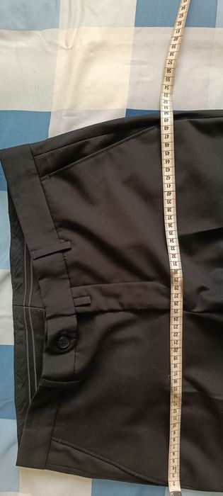 Costum negru bărbați 80% lână