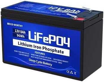 ЕКОЛОГИЧНА LiFePO4 12V 8Ah литиева батерия
