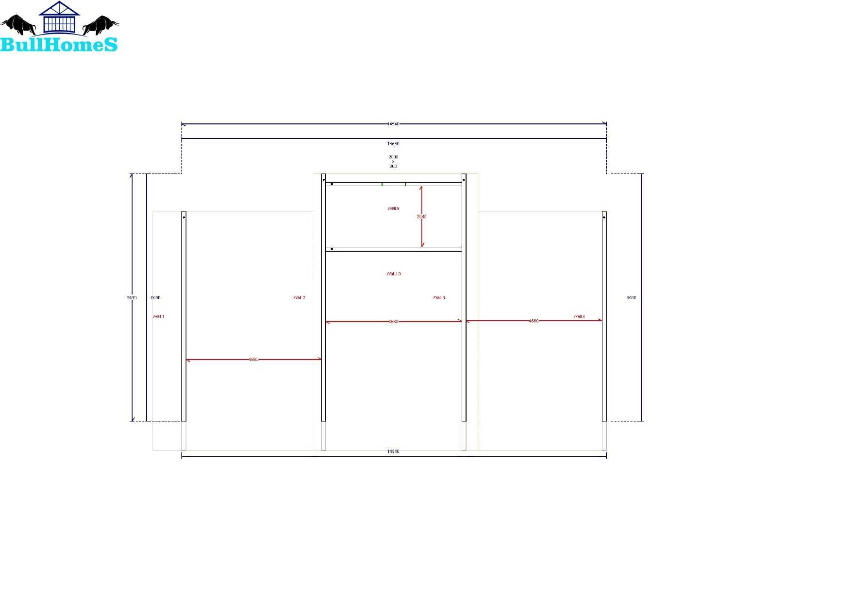 Конструкция за Автомивка - 121,8м²