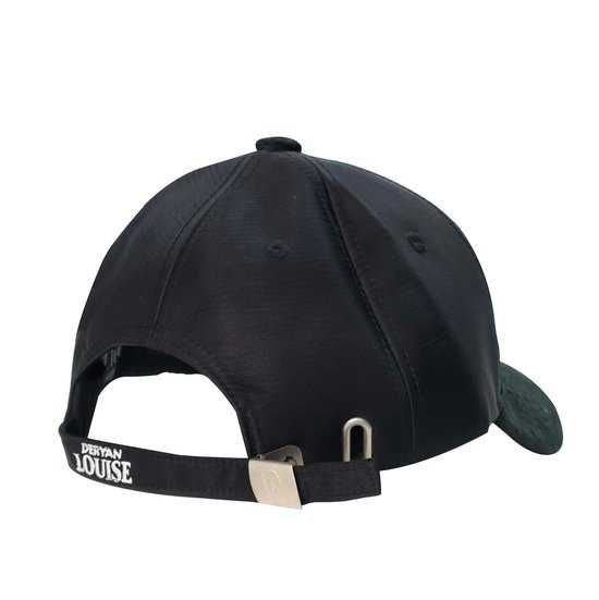 Sapca DERYAN, Bumbac + Catifea. Culoare neagra.