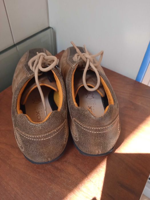 Geox 100% оригинални дамски дишащи обувки естествена кожа - Нови