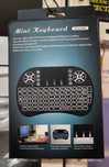 Безжична клавиатура MINI KEYBOARD backlit, Светеща, Тъчпад, Черен