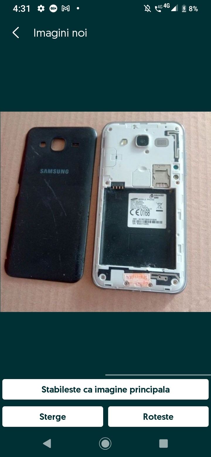 Telefon Samsung J5 J500FN  pentru piese !