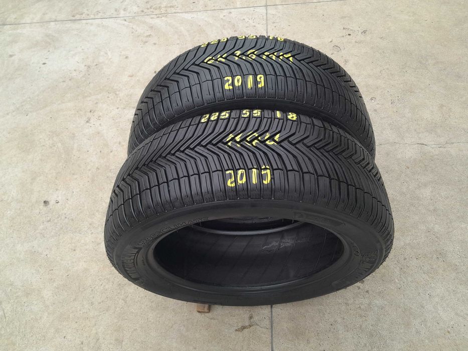 Doua anvelope 225 55 18 michelin crossclimate suv profil 7,5 mm