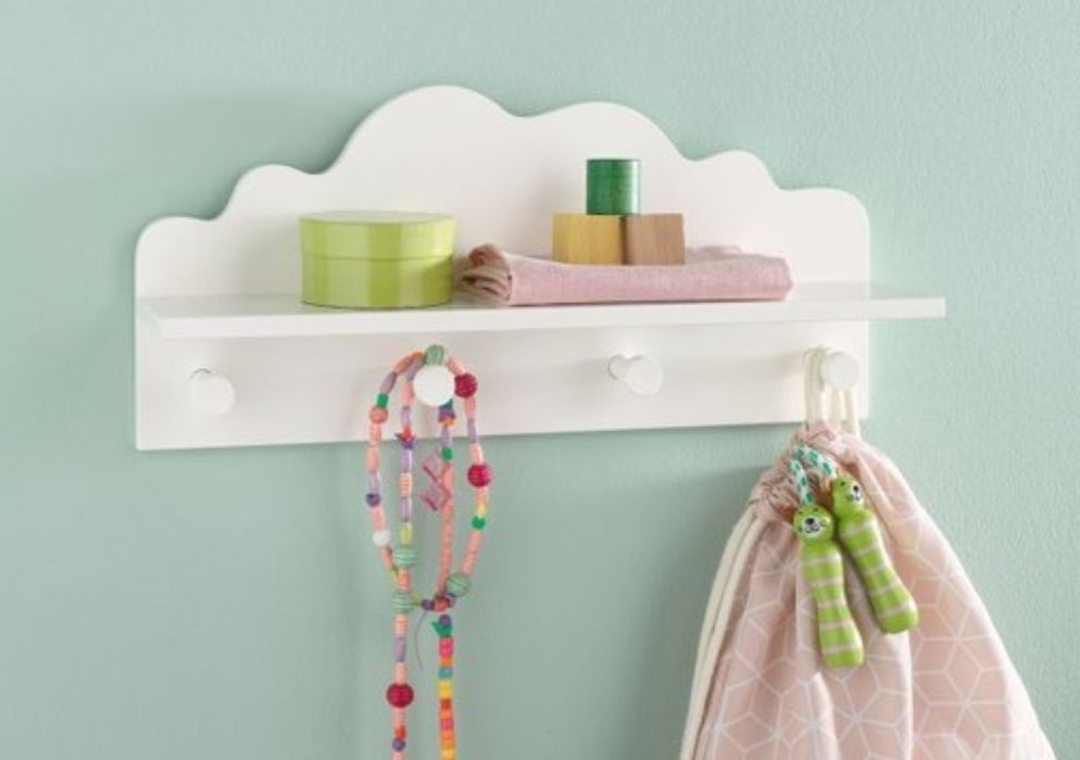 Детска закачалка с рафт в три цвята