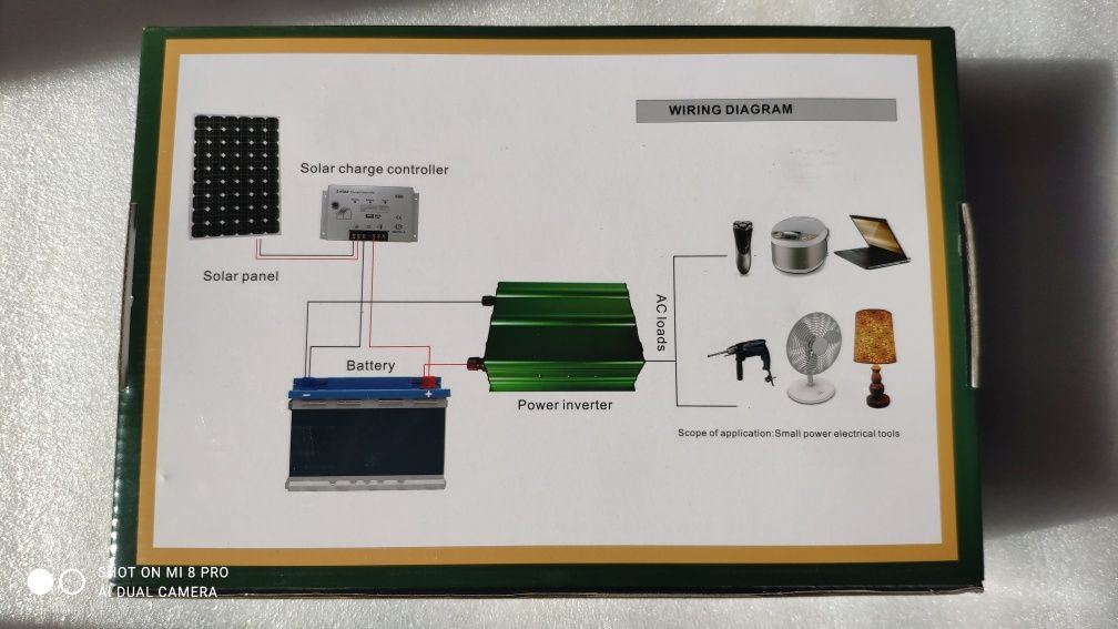 Инвертор 12/220V преобразователь напряжения конвертор тока с 12В/220В