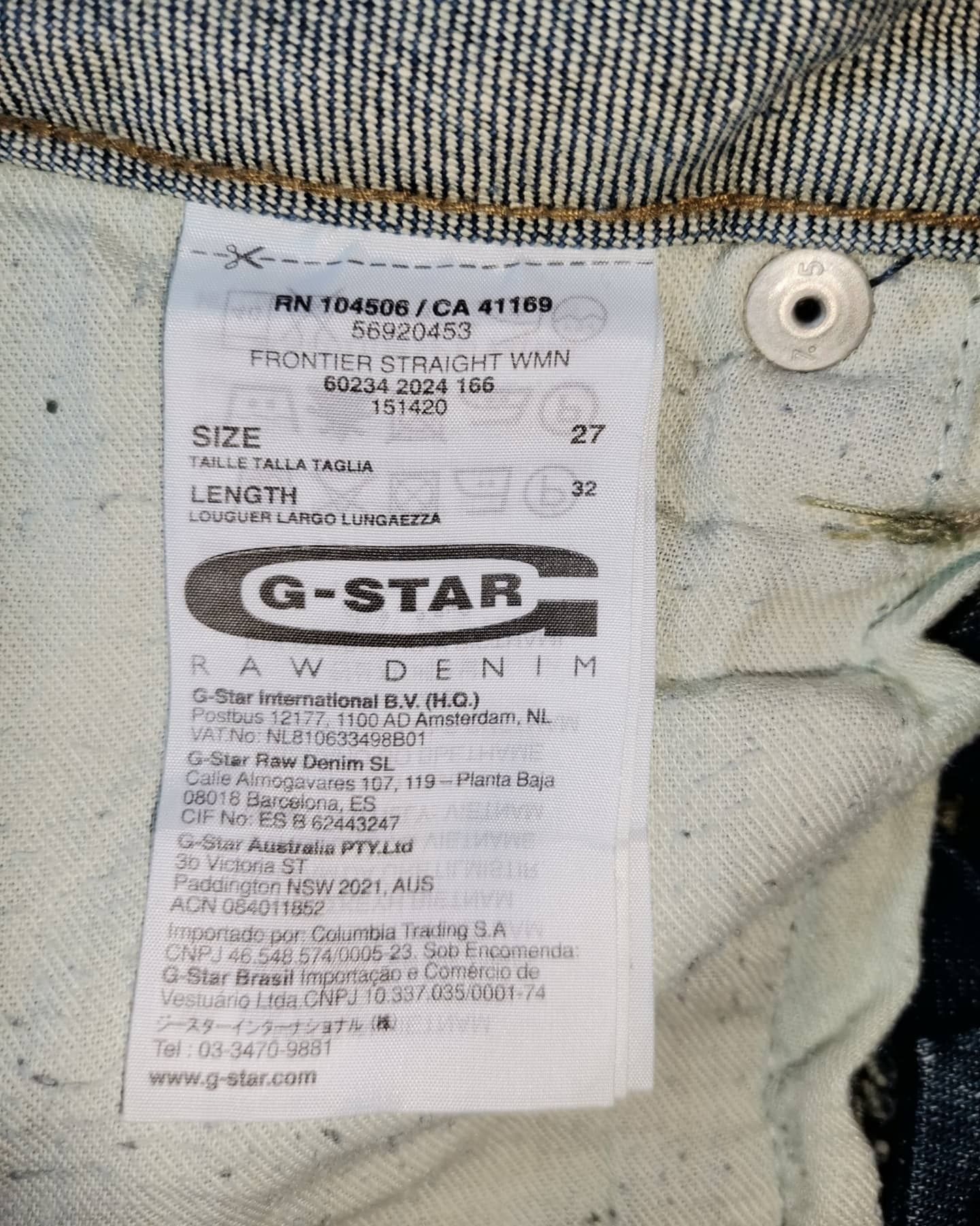 Blugi G-Star Raw Damă L !!