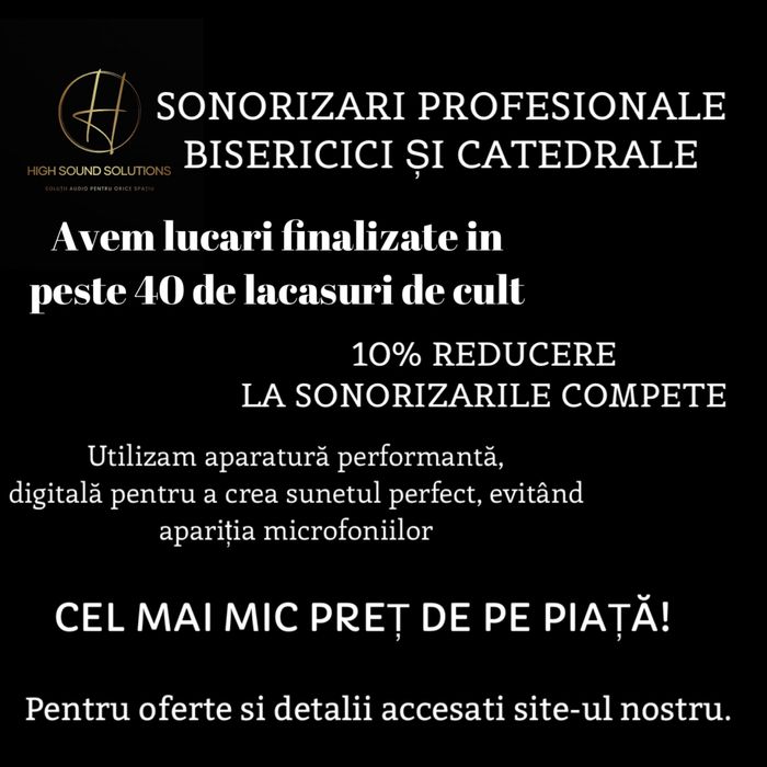 Sonorizari biserica