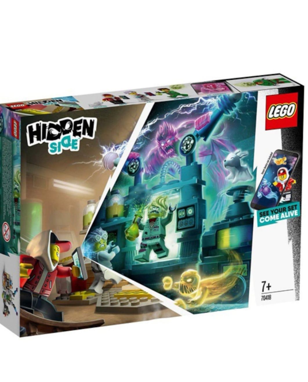 Joc Lego nou sigilat Hidden side laboratorul 70418