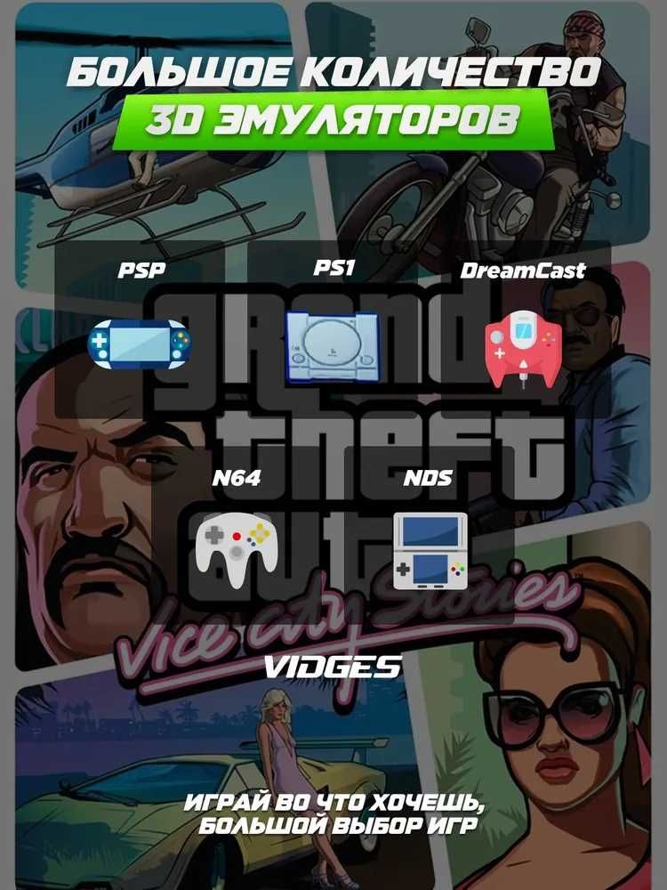 Портативная игровая приставка  R36S для игр PSP, PS1, DreamCast и тт.