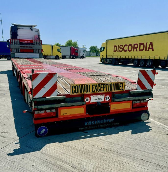 Vand semiremorca platforma extensibila