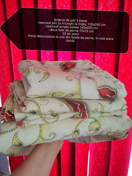 Lenjerie de pat 150-160x200 4 piese