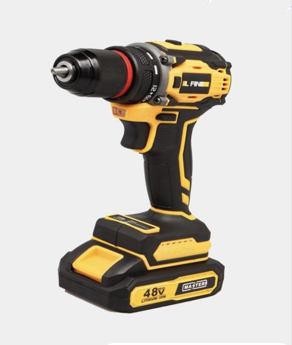 Аккумоляторный шуруповерт 48В, дрель, бесщеточный