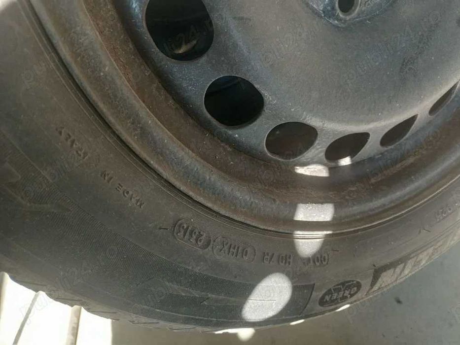 4 roti iarna jante + cauciucuri / anvelope Michelin 205/60/R16 Skoda