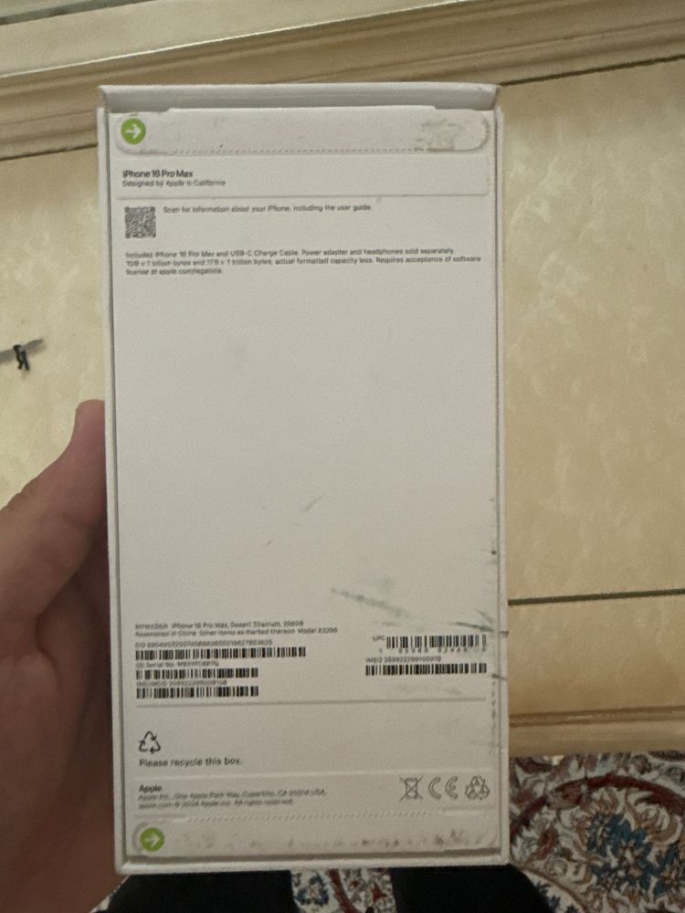 Iphone 16 pro max 256gb