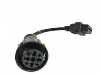Cablu adaptor camion tir MAN 37 sau 12 pini pt. tester auto Delphi
