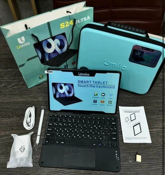 Планшет Umiiо S24 Ultra смарт планшет с клавиатурой 512 гб +5G