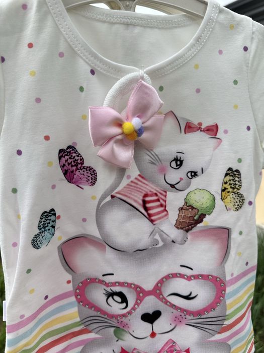 Tricou si colant fetite / compleu / costumas / nou