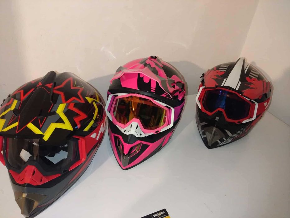 Casca Cross pentru Trotineta Electrica  +ochelari cadou