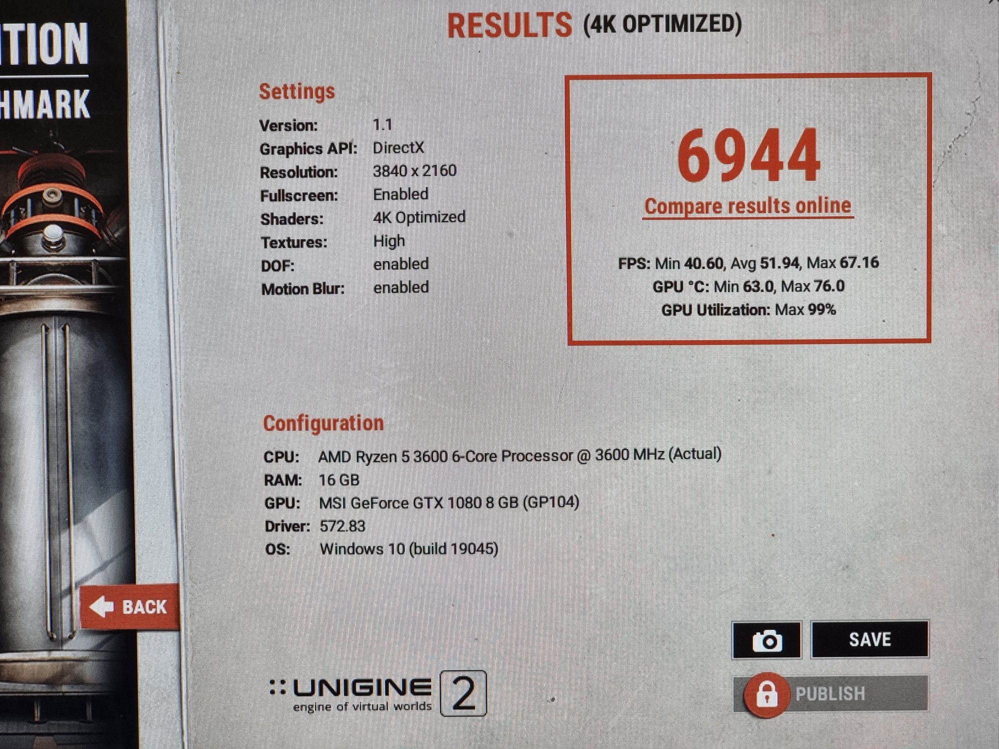 Геймърски Компютър/R5 3600/16GB/SSD-512GB/GTX 1080 8GB