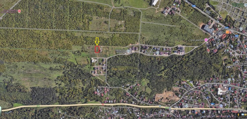 teren intravilan Moara de Vant 1000 mp