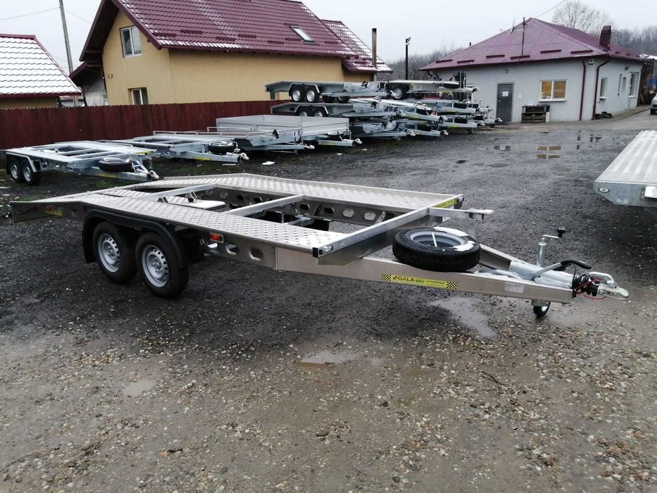 Remorci si platforme transport auto noi, posibilitate rate!