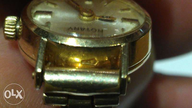 Дамски часовник от масивно злато "ROTARY" 9k.Рядък +оригинална кутия