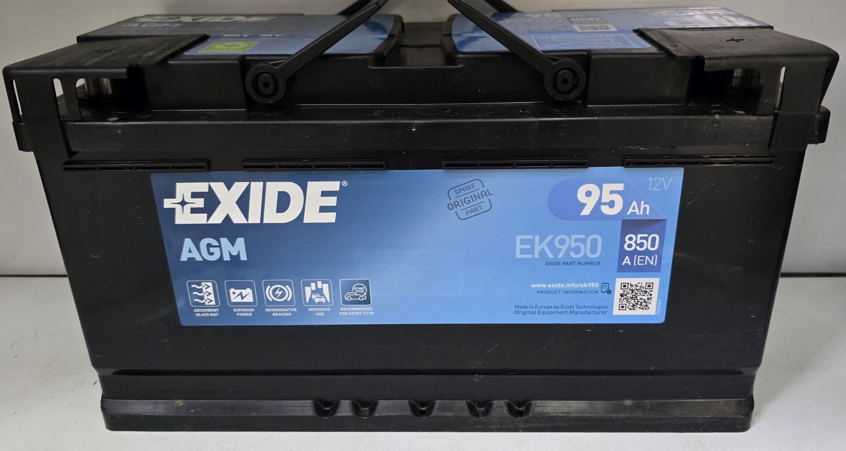 Аккумулятор EXIDE 95Ah AGM 850A