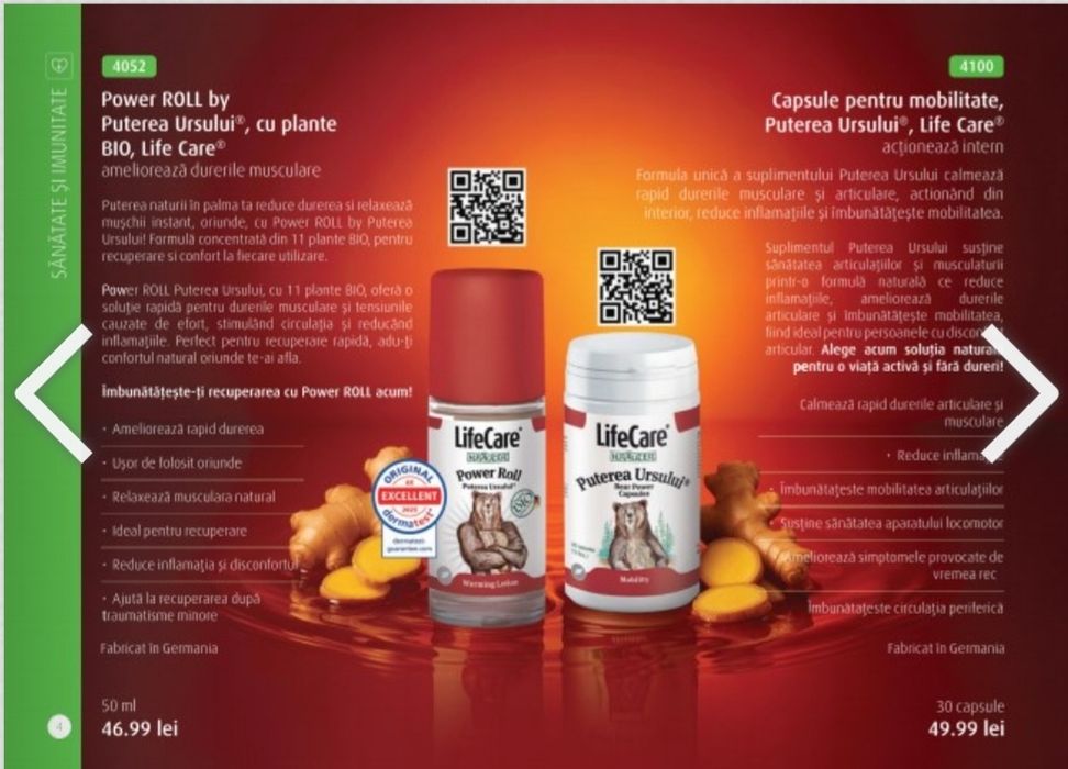 Puterea ursului si Gheara Dracului Life Care