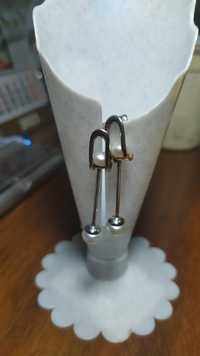 Продам дизайнерские серебряные серьги
