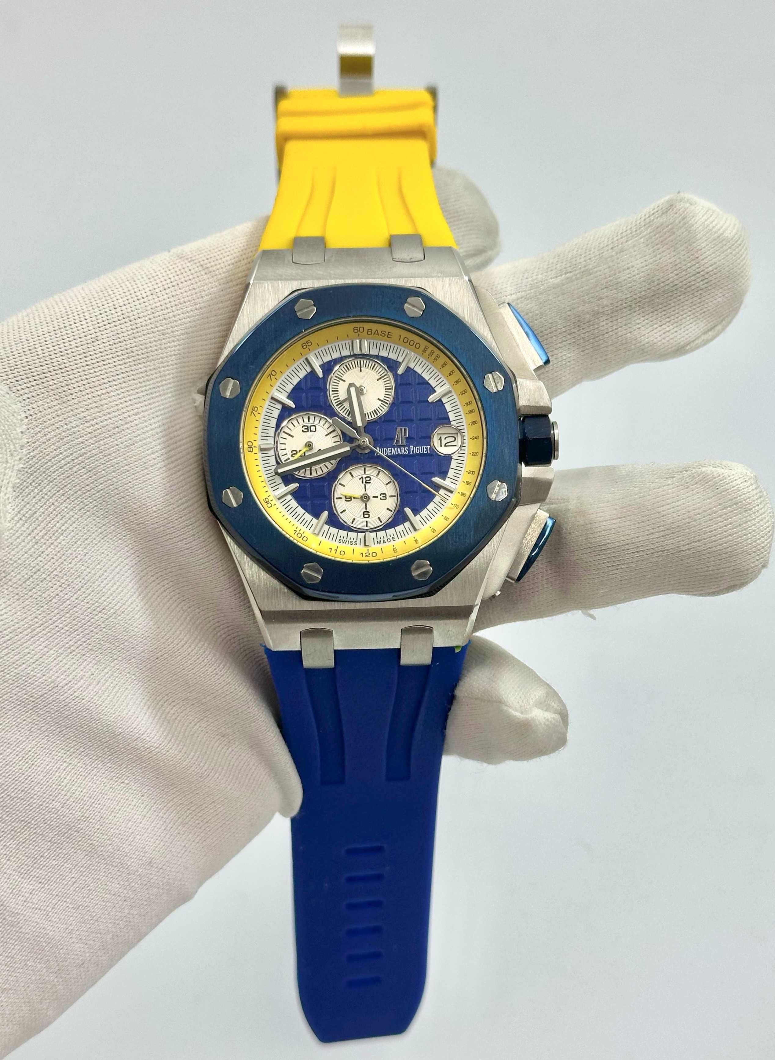 Мъжки / Часовници Royal Oak offshore синьо-жълто