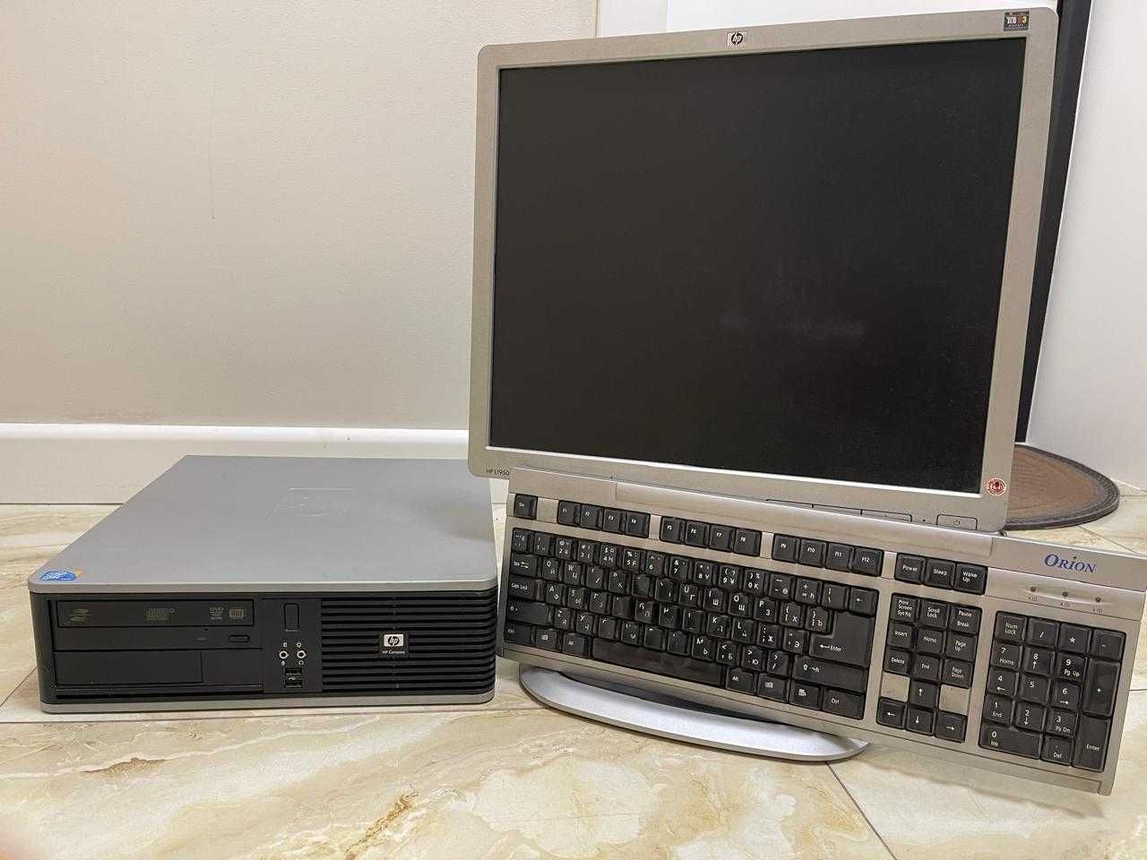 HP Compaq SFF — HP ПК + монитор + клавиатура + мышка!