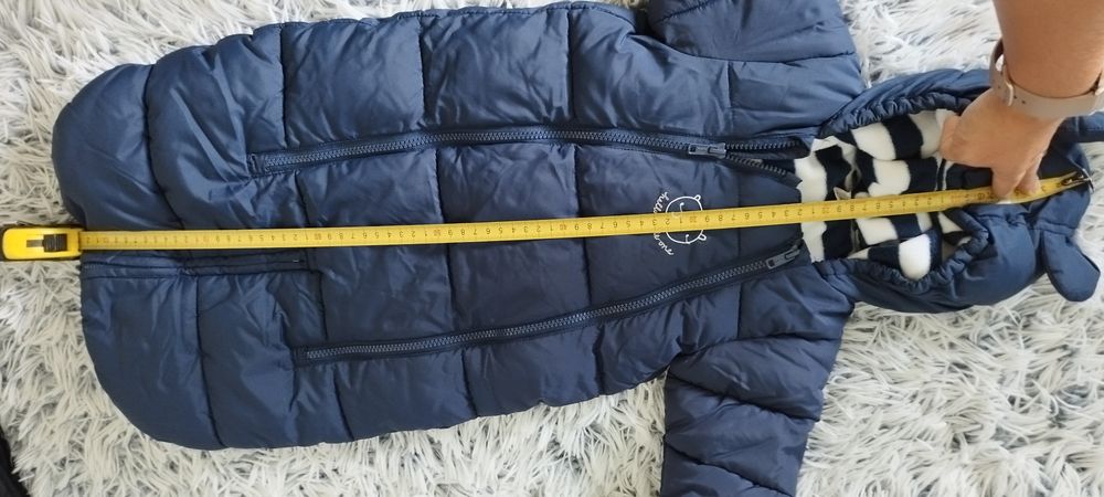 Salopeta întreaga overall căptușit si botosei 62-68