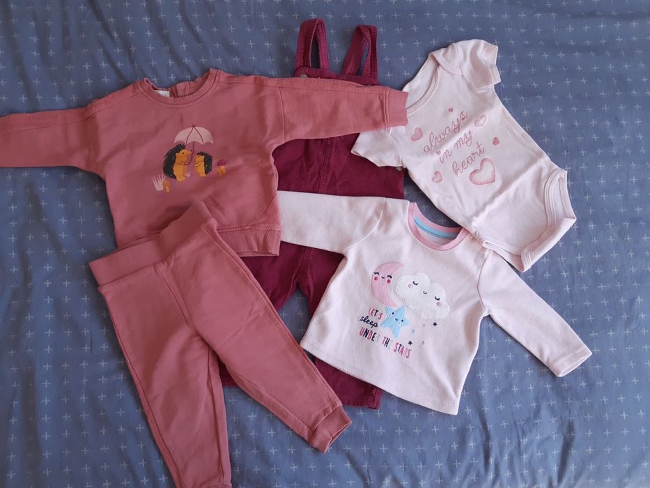 Lot bebe fetita mar. 74 80