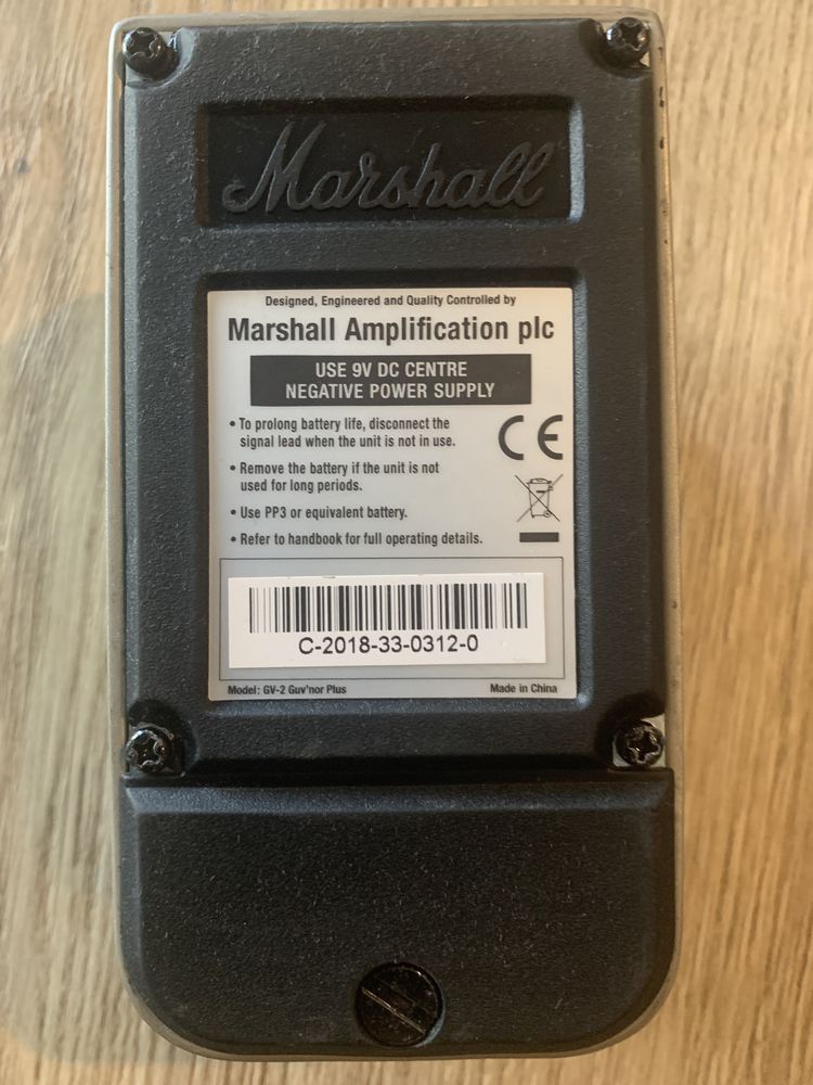 Efect chitară Marshall - Guv’nor plus (GV-2)