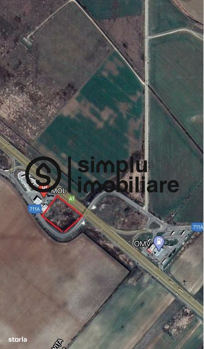 Teren pentru investitie Autostrada A1 Bucuresti-Pitesti