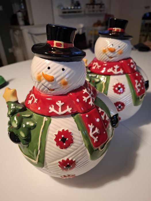 Керамична коледна купа 2 броя