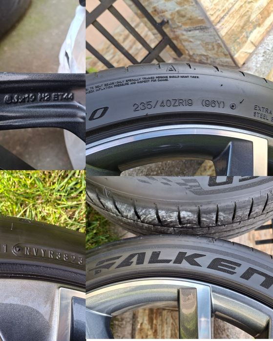 Jante Aliaj originale Skoda - 235-40-19 - Anvelope Falken Dot 2023 -