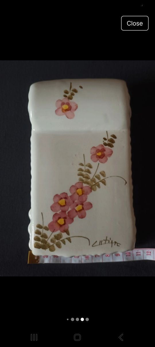 Caseta bijuterii ceramica cocheta