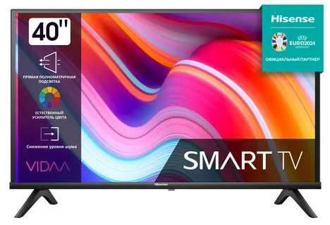 Телевизор Hisense Vidaa платформа Smart Tv 55A6N UHD +подарок кронштен