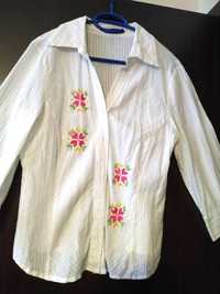 Памучни ризи и летни блузи с бродерия българска традиционна шевица