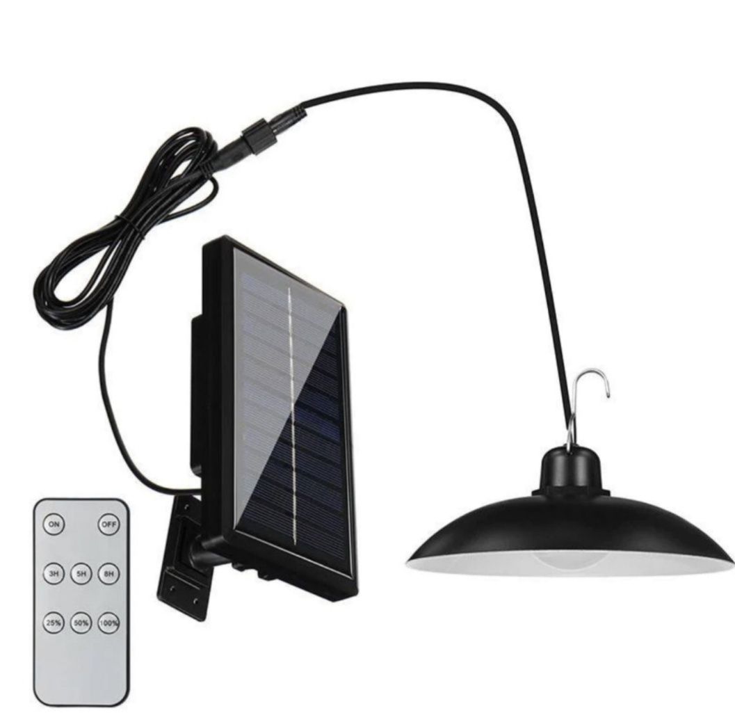 Lampa solara suspendata cu telecomanda 90Lm/W