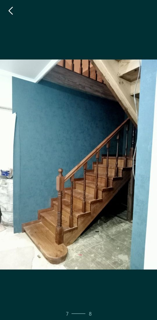 Изготовление и установка лестниц.