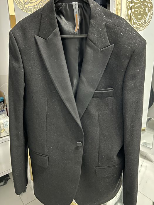 Sacou superb negru cu sclipici