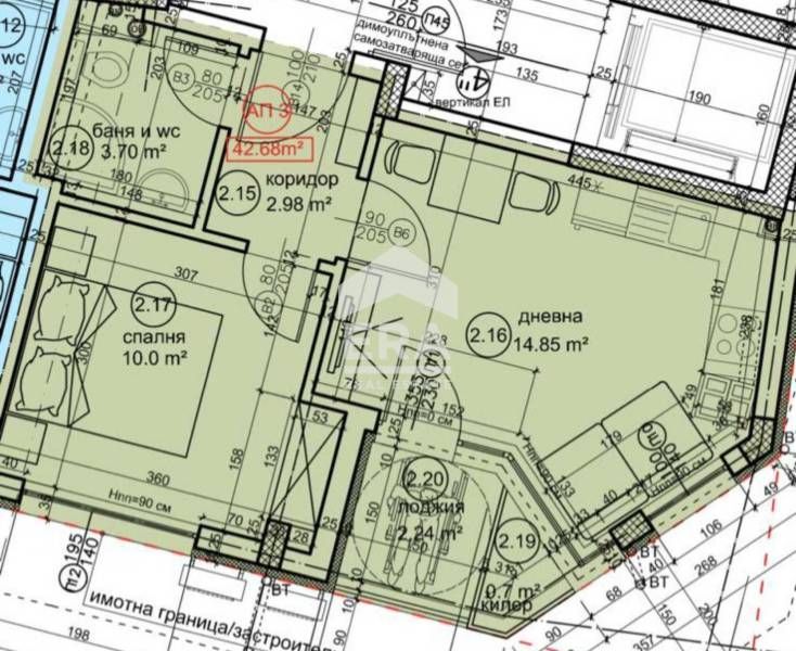 Продава се Двустаен апартамент в Варна, Погреби - 52 кв.м за 1597 €/кв.м - Снимка #6