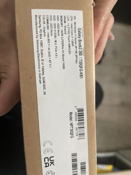 Galaxy book 3 360/730QFG-KB1
