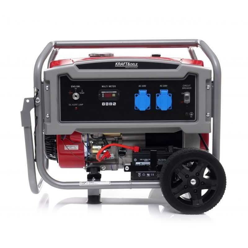 Generator de curent 4.6 kw  cu roti si pornire electrica,  KD633